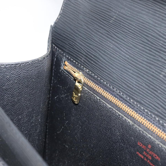 LOUIS VUITTON Epi Monceau 28 Hand Bag Black M52122 LV Auth ka2727