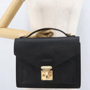 LOUIS VUITTON Epi Monceau 28 Hand Bag Black M52122 LV Auth ka2727-25