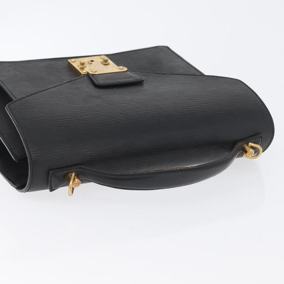 LOUIS VUITTON Epi Monceau 28 Hand Bag Black M52122 LV Auth ka2727