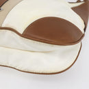 PRADA Shoulder Bag Nylon Beige Silver Auth ka273-16