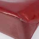 LOUIS VUITTON Monogram Vernis Reade PM Hand Bag Pomme D'amour M91990 Auth ka2730-14