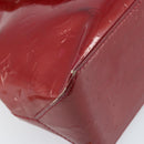 LOUIS VUITTON Monogram Vernis Reade PM Hand Bag Pomme D'amour M91990 Auth ka2730-16