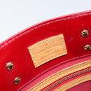 LOUIS VUITTON Monogram Vernis Reade PM Hand Bag Pomme D'amour M91990 Auth ka2730-18