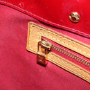 LOUIS VUITTON Monogram Vernis Reade PM Hand Bag Pomme D'amour M91990 Auth ka2730-21