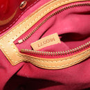 LOUIS VUITTON Monogram Vernis Reade PM Hand Bag Pomme D'amour M91990 Auth ka2730-12
