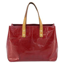 LOUIS VUITTON Monogram Vernis Reade PM Hand Bag Pomme D'amour M91990 Auth ka2730-2