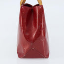LOUIS VUITTON Monogram Vernis Reade PM Hand Bag Pomme D'amour M91990 Auth ka2730-3
