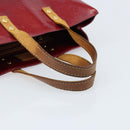 LOUIS VUITTON Monogram Vernis Reade PM Hand Bag Pomme D'amour M91990 Auth ka2730-7