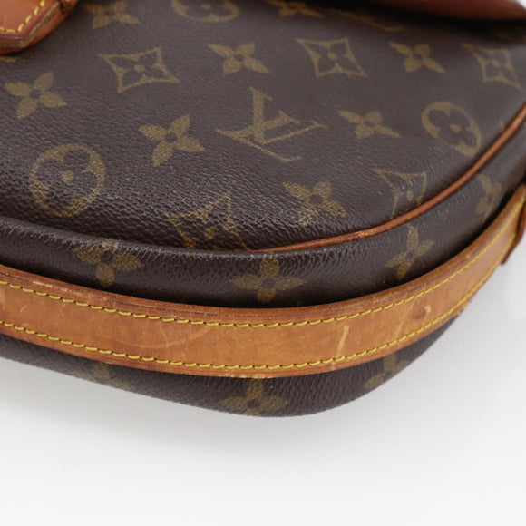 LOUIS VUITTON Monogram Jeune Fille GM Umhängetasche M51225 LV Auth ka2732