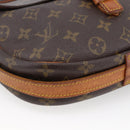LOUIS VUITTON Monogram Jeune Fille GM Umhängetasche M51225 LV Auth ka2732-15