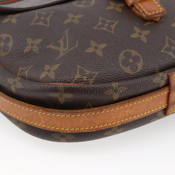 LOUIS VUITTON Monogram Jeune Fille GM Umhängetasche M51225 LV Auth ka2732