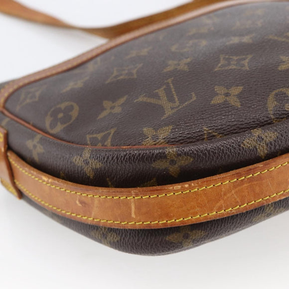 LOUIS VUITTON Monogram Jeune Fille GM Umhängetasche M51225 LV Auth ka2732