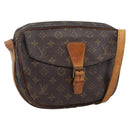 LOUIS VUITTON Monogram Jeune Fille GM Umhängetasche M51225 LV Auth ka2732-1