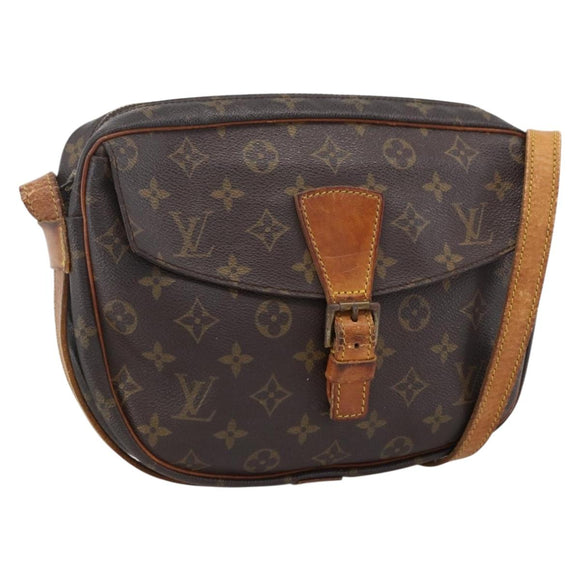 LOUIS VUITTON Monogram Jeune Fille GM Umhängetasche M51225 LV Auth ka2732