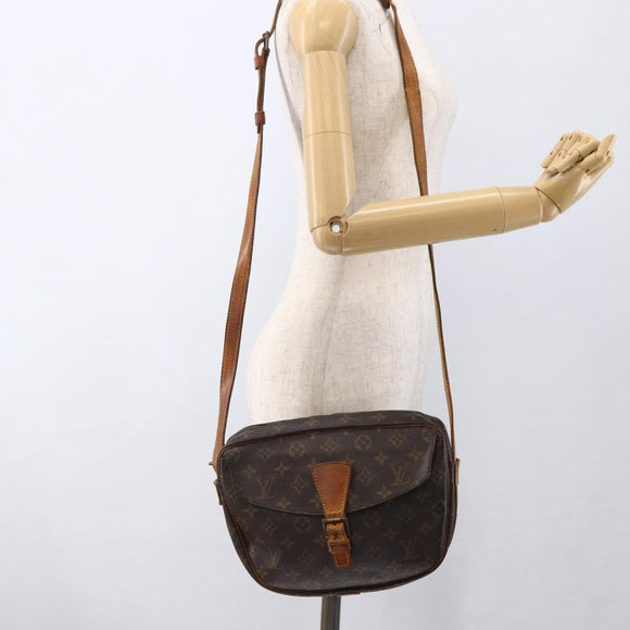 LOUIS VUITTON Monogram Jeune Fille GM Umhängetasche M51225 LV Auth ka2732