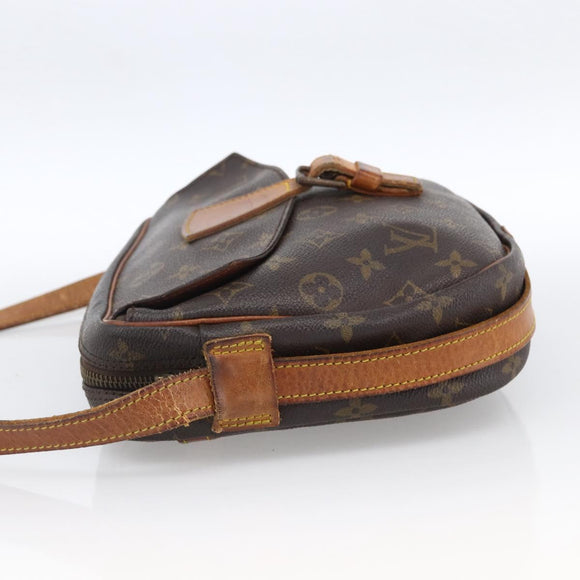 LOUIS VUITTON Monogram Jeune Fille GM Umhängetasche M51225 LV Auth ka2732