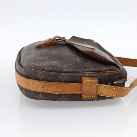 LOUIS VUITTON Monogram Jeune Fille GM Umhängetasche M51225 LV Auth ka2732