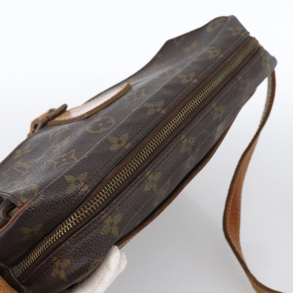 LOUIS VUITTON Monogram Jeune Fille GM Umhängetasche M51225 LV Auth ka2732