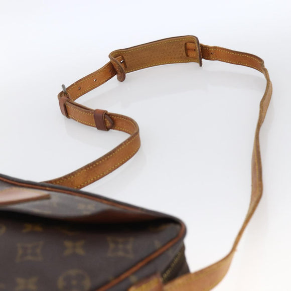LOUIS VUITTON Monogram Jeune Fille GM Umhängetasche M51225 LV Auth ka2732