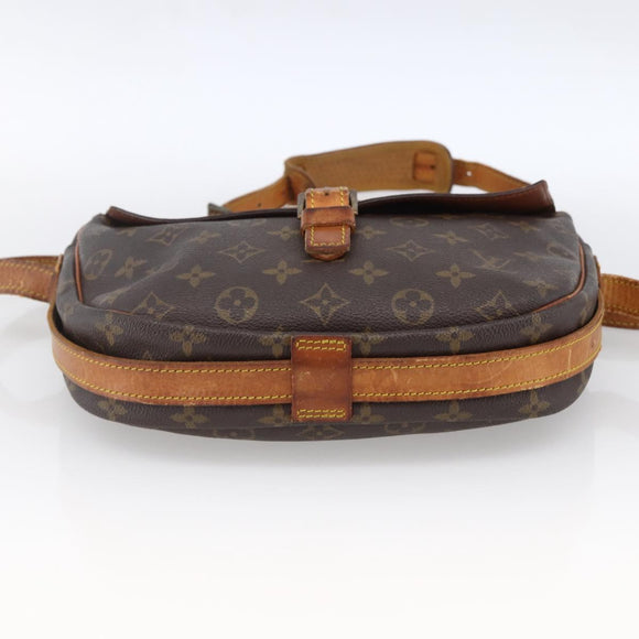 LOUIS VUITTON Monogram Jeune Fille GM Umhängetasche M51225 LV Auth ka2732