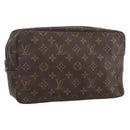 LOUIS VUITTON Monogram Trousse Toilette 28 Clutch Bag M47522 LV Auth ka2733-1