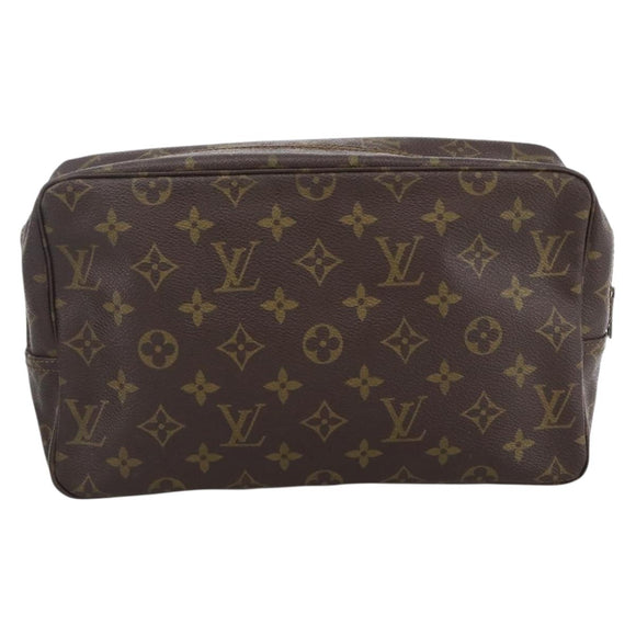 LOUIS VUITTON Monogram Trousse Toilette 28 Clutch Bag M47522 LV Auth ka2733