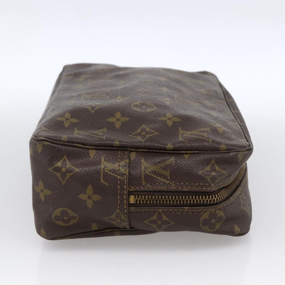 LOUIS VUITTON Monogram Trousse Toilette 28 Clutch Bag M47522 LV Auth ka2733