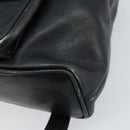 GUCCI Bamboo Backpack Leather Black Gold 003 1705 0030 Auth ka2738-12