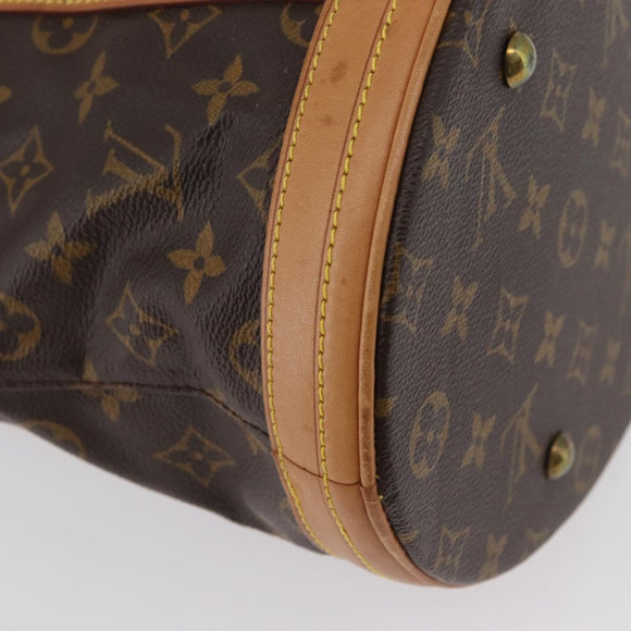 LOUIS VUITTON Monogram Bucket GM Schultertasche M42236 LV Auth ka2749