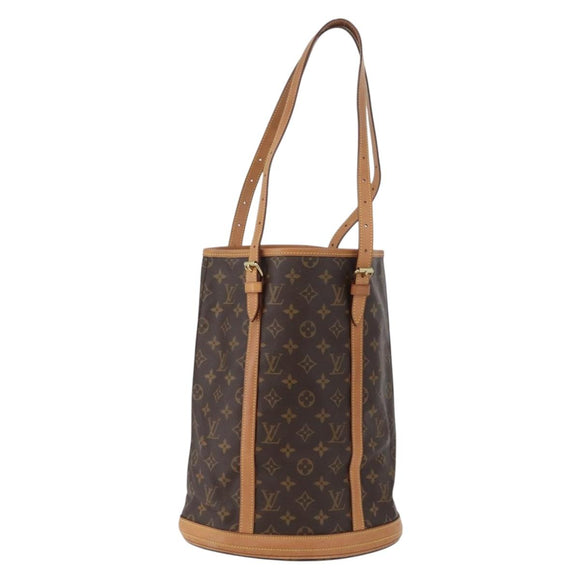 LOUIS VUITTON Monogram Bucket GM Schultertasche M42236 LV Auth ka2749