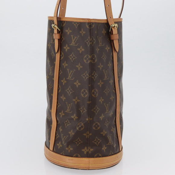 LOUIS VUITTON Monogram Bucket GM Schultertasche M42236 LV Auth ka2749