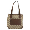 GUCCI GG Canvas Tote Bag Beige 28898 Auth ka2752-13