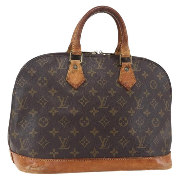LOUIS VUITTON Monogram Alma Hand Bag M51130 LV Auth ka276