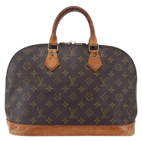 LOUIS VUITTON Monogram Alma Hand Bag M51130 LV Auth ka276