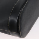 BURBERRY Tragetasche Leder Schwarz Gold Original ka2760-9