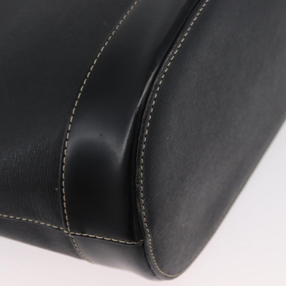 BURBERRY Tragetasche Leder Schwarz Gold Original ka2760