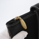 BURBERRY Tragetasche Leder Schwarz Gold Original ka2760-10