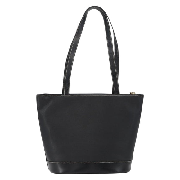 BURBERRY Tragetasche Leder Schwarz Gold Original ka2760