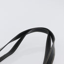 BURBERRY Tote Bag Leather Black Gold Auth ka2760-8
