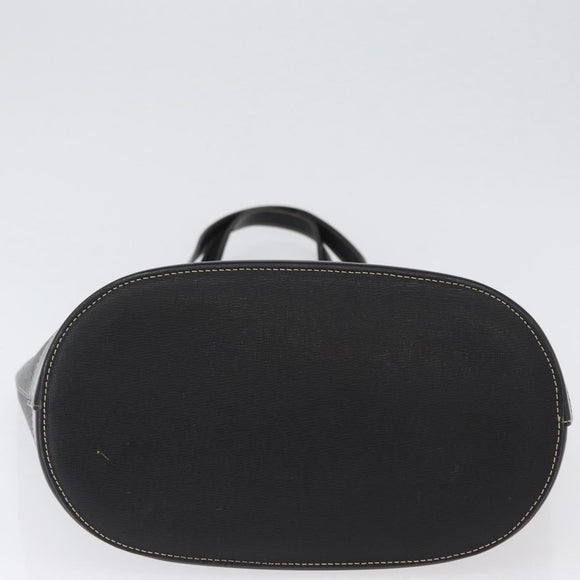 BURBERRY Tragetasche Leder Schwarz Gold Original ka2760