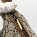 GUCCI GG Plus Supreme Web Sherry Line Tote Bag PVC Beige Red Green Auth ka2768-10