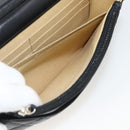 CHANEL Matelasse Chain Shoulder Bag Lamb Skin Black Gold CC Auth ka2771A-24