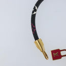 LOUIS VUITTON Multicolor Bra Rubbed Lach It Bracelet Black M6603F Auth ka2772M-3