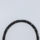 LOUIS VUITTON Multicolor Bra Rubbed Lach It Bracelet Black M6603F Auth ka2772M-9