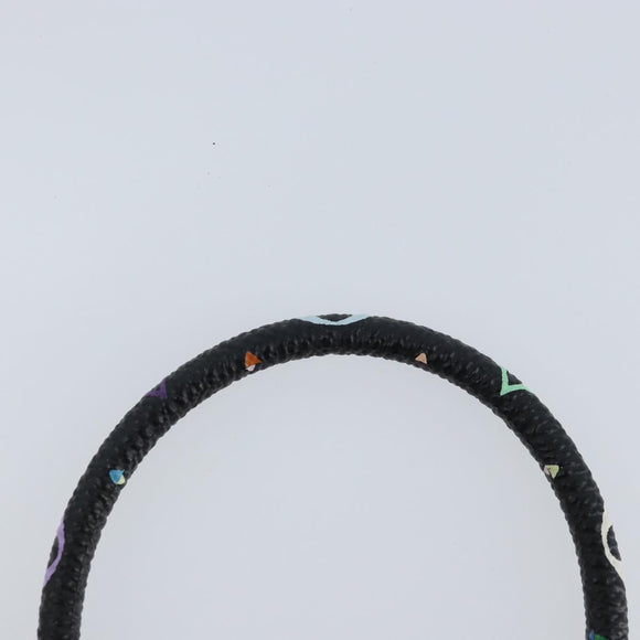 LOUIS VUITTON Multicolor Bra Rubbed Lach It Bracelet Black M6603F Auth ka2772M
