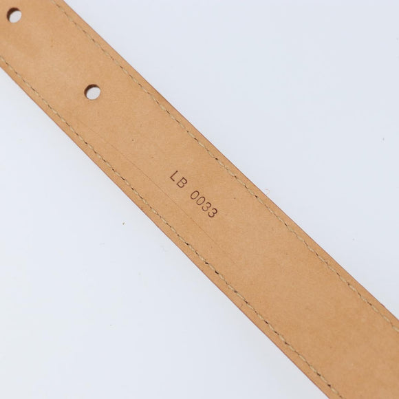 LOUIS VUITTON Monogram Cherry Blossom Ceinture Belt 33.1"" M9273W Auth ka2773V