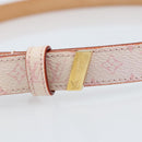 LOUIS VUITTON Monogram Cherry Blossom Ceinture Belt 33.1"" M9273W Auth ka2773V-6