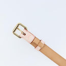 LOUIS VUITTON Monogram Cherry Blossom Ceinture Belt 33.1"" M9273W Auth ka2773V-8