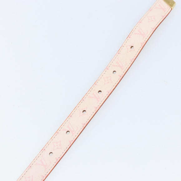 LOUIS VUITTON Monogram Cherry Blossom Ceinture Belt 33.1"" M9273W Auth ka2773V