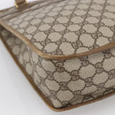 GUCCI GG Supreme Tote Bag PVC Beige Gold Auth ka2776-14